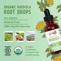 Organic Rhodiola Root Liquid Extract