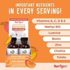 Liquid Morning Multivitamin + Hair Growth Travel Pack