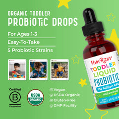 CoComelon Organic Toddler Liquid Probiotic