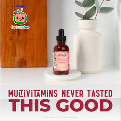 CoComelon Organic Toddler Multivitamin with Iron Liquid Drops