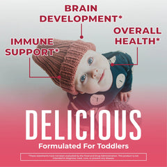 CoComelon Organic Toddler Multivitamin with Iron Liquid Drops