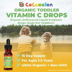 CoComelon Organic Toddler Vitamin C Liquid Drops