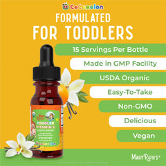 CoComelon Organic Toddler Vitamin C Liquid Drops