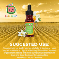 CoComelon Organic Toddler Vitamin C Liquid Drops