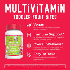 CoComelon Toddler Multivitamin Fruit Bites (30 Count)