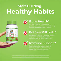 D3 + B12 Gummies (Strawberry)