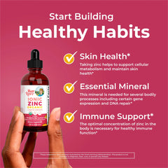 Liquid Ionic Zinc, Strawberry & Lemon