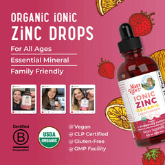 Liquid Ionic Zinc, Strawberry & Lemon