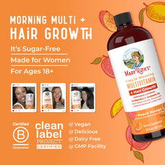 Liquid Morning Multivitamin + Hair Growth (3-Pack)