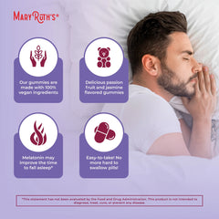 Melatonin Sleep Gummies (Passion Fruit Jasmine Tea)