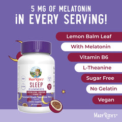 Melatonin Sleep Gummies (Passion Fruit Jasmine Tea)