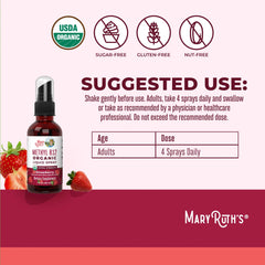 Methyl B12 Organic Spray, Strawberry