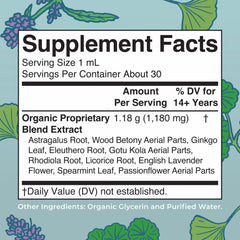 Organic Adrenal & Focus Herbal Blend