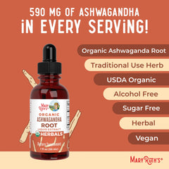 Organic Ashwagandha Root Liquid Drops