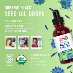 Organic Black Seed Oil Liquid Drops