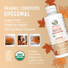 Organic Cordyceps Mushroom Liposomal