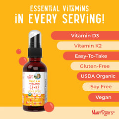 Organic D3 + K2 Spray