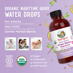 Organic Gripe Water Nighttime Liquid Drops