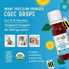 Organic Infant Precision Probiotic Colic Liquid Drops