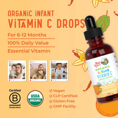 Organic Infants Vitamin C Liquid Drops