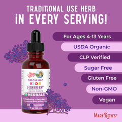 Organic Kids Elderberry Liquid Drops