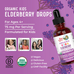 Organic Kids Elderberry Liquid Drops