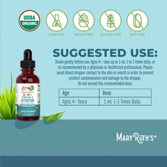 Organic Kids Focus & Attention Liquid Drops