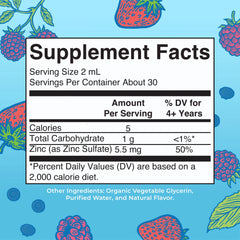 Organic Kids Ionic Zinc Liquid Drops