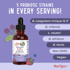 Organic Kids Liquid Probiotic (Very Berry, 2oz)