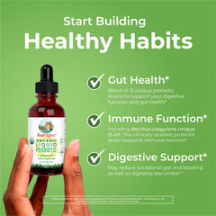 Organic Liquid Probiotic 2oz