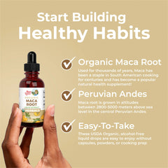 Organic Maca Root Liquid Drops
