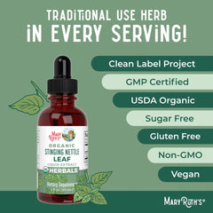 Organic Stinging Nettle Leaf Liquid Drops