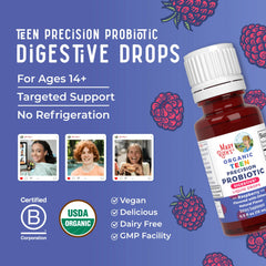 Organic Teen Precision Probiotic Digestive Liquid Drops
