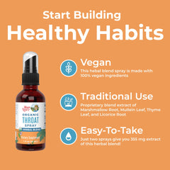 Organic Throat Spray (Unflavored)