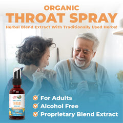 Organic Throat Spray (Vanilla)
