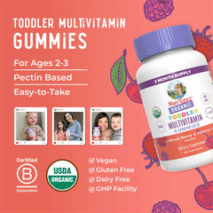 Organic Toddler Multivitamin Gummies