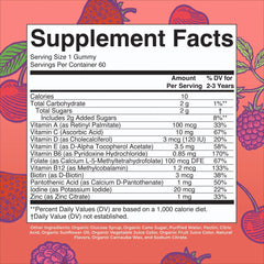 Organic Toddler Multivitamin Gummies