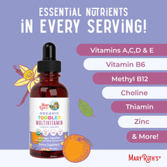 Organic Toddler Multivitamin Liquid Drops