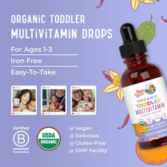 Organic Toddler Multivitamin Liquid Drops
