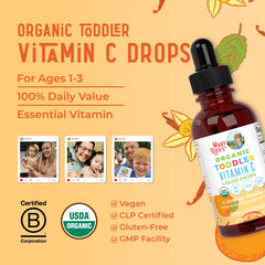 Organic Toddler Vitamin C Liquid Drops