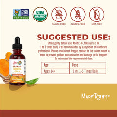 Organic Turmeric Gold Herbal Blend Liquid Drops