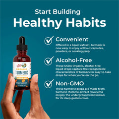Organic Turmeric Herbal Drops