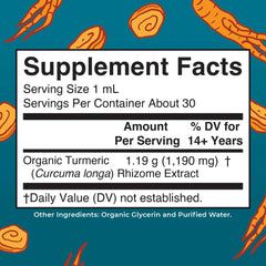 Organic Turmeric Herbal Drops
