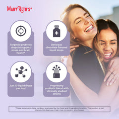 Organic Women's Precision Probiotic Stress & Cognition Liquid Drops