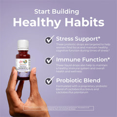 Organic Women's Precision Probiotic Stress & Cognition Liquid Drops