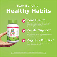 Sugar-Free D3 + B12 Gummies (Raspberry)