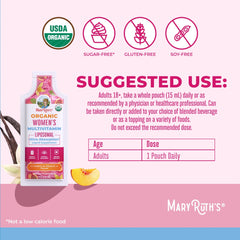 Women's Organic Multivitamin Liposomal Pouches