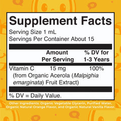 CoComelon Organic Toddler Vitamin C Liquid Drops