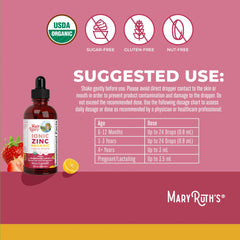 Liquid Ionic Zinc, Strawberry & Lemon