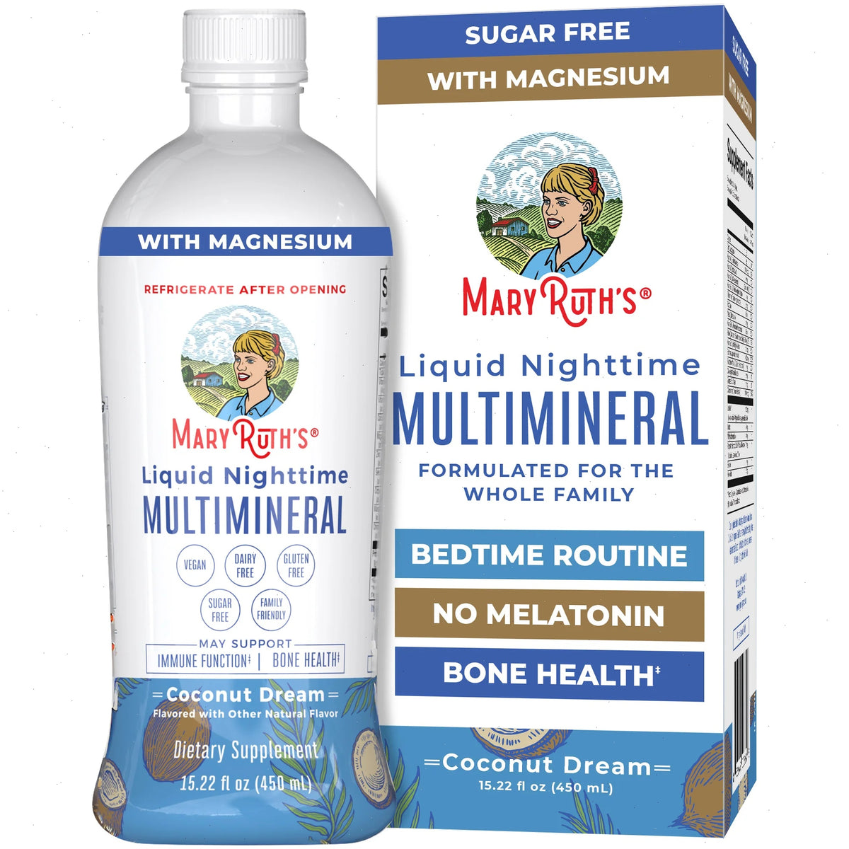 Liquid Nighttime Multimineral (Coconut) 15.22oz